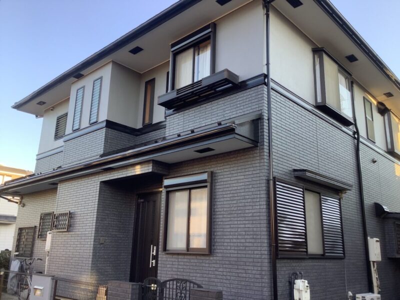 神奈川県厚木市　外壁・屋根塗装工事　塗装は外壁と屋根のセットがお得！
