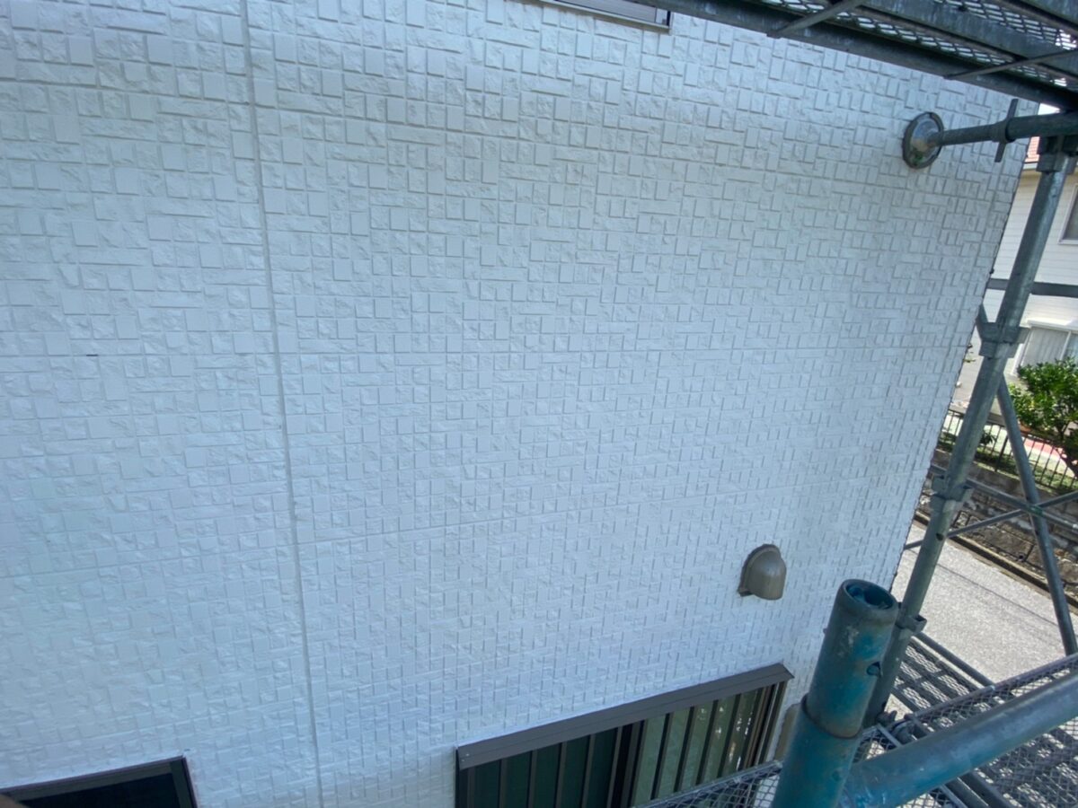 神奈川県伊勢原市　外壁塗装工事　塗装工事は足場が必要です！