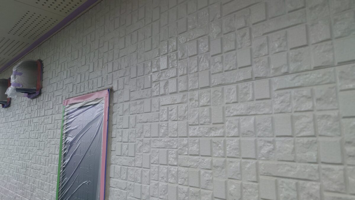 神奈川県伊勢原市　外壁塗装工事　養生の注意点