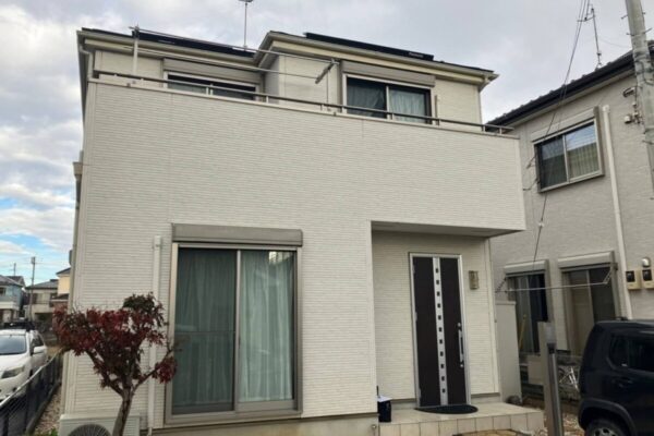 神奈川県厚木市　N様邸　屋根・外壁塗装工事　施工前　塗装が必要なサイン