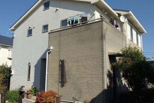 神奈川県厚木市　外壁塗装工事　施工前　塗装サイクルの目安はいつ？