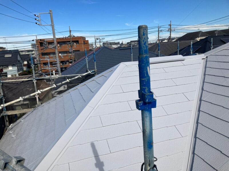 神奈川県厚木市　屋根塗装・外壁塗装工事　屋根の遮熱塗装を行いました！