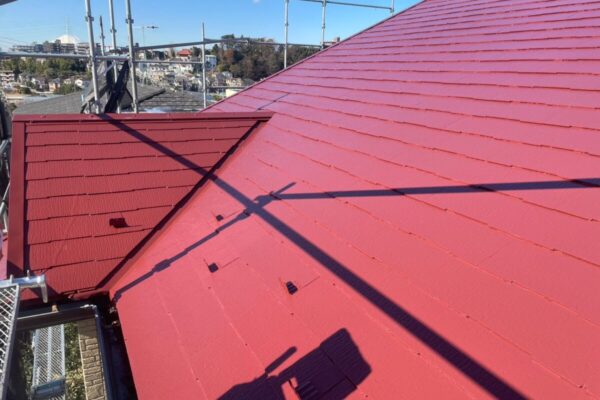 神奈川県厚木市　屋根塗装工事　スレート屋根の塗装ポイント
