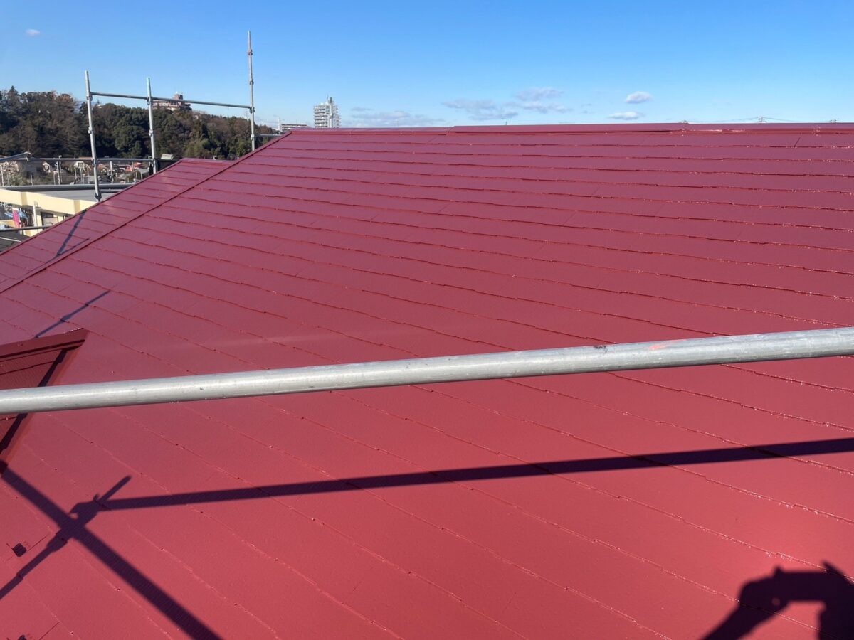 神奈川県厚木市　屋根塗装工事　スレート屋根の塗装ポイント