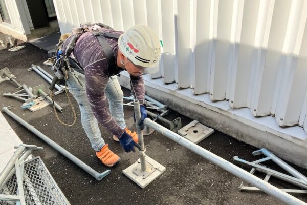 神奈川県厚木市　外壁塗装工事　足場を設置する工事はできるだけまとめるのがお得です！