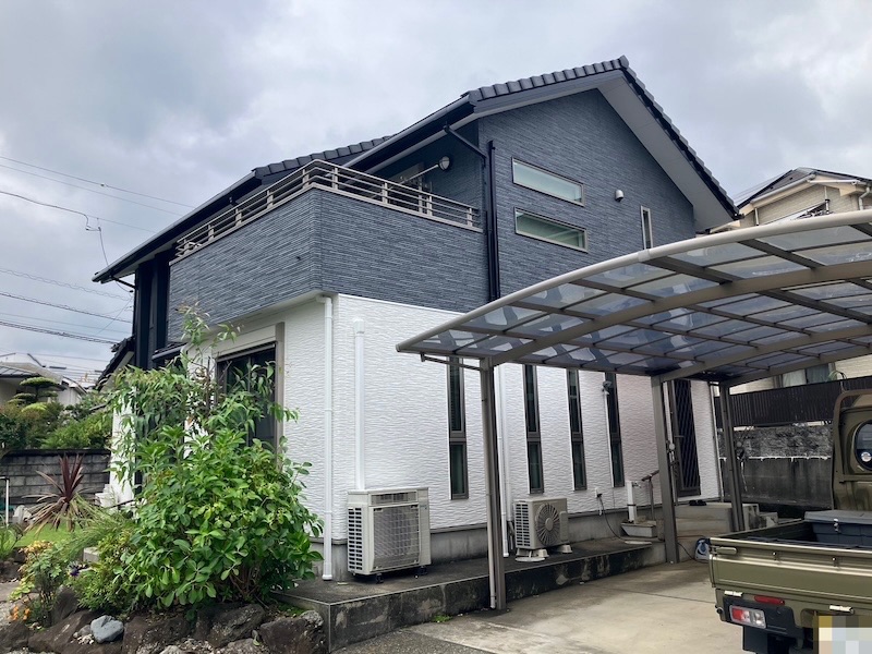 外壁塗装工事が完了しました！施工前と施工後をご紹介｜神奈川県厚木市