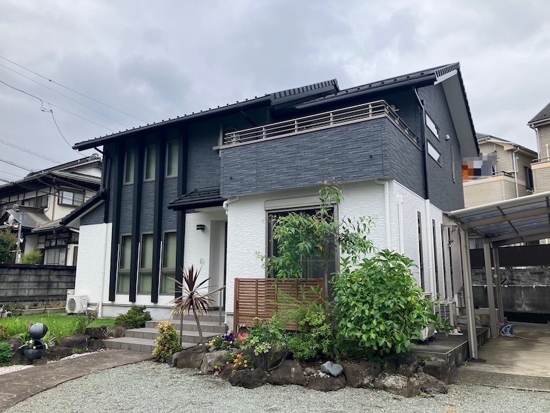 外壁塗装工事が完了しました！施工前と施工後をご紹介｜神奈川県厚木市