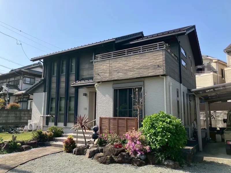 外壁塗装工事が完了しました!施工前と施工後をご紹介|神奈川県厚木市